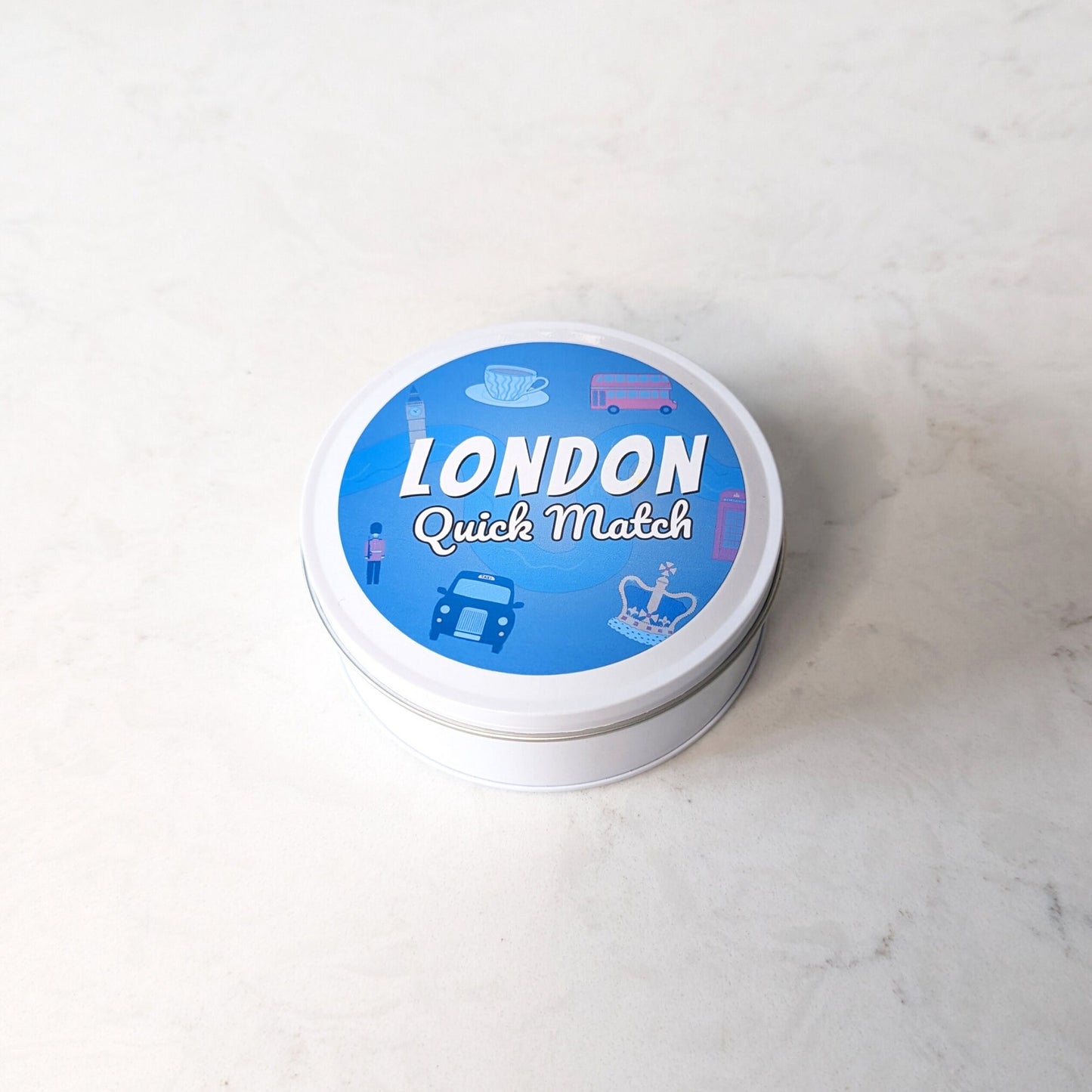London Match Card Game | Hand drawn digital Illustrations, a perfect birthday gift or souvenir of a London trip | Personalisation options