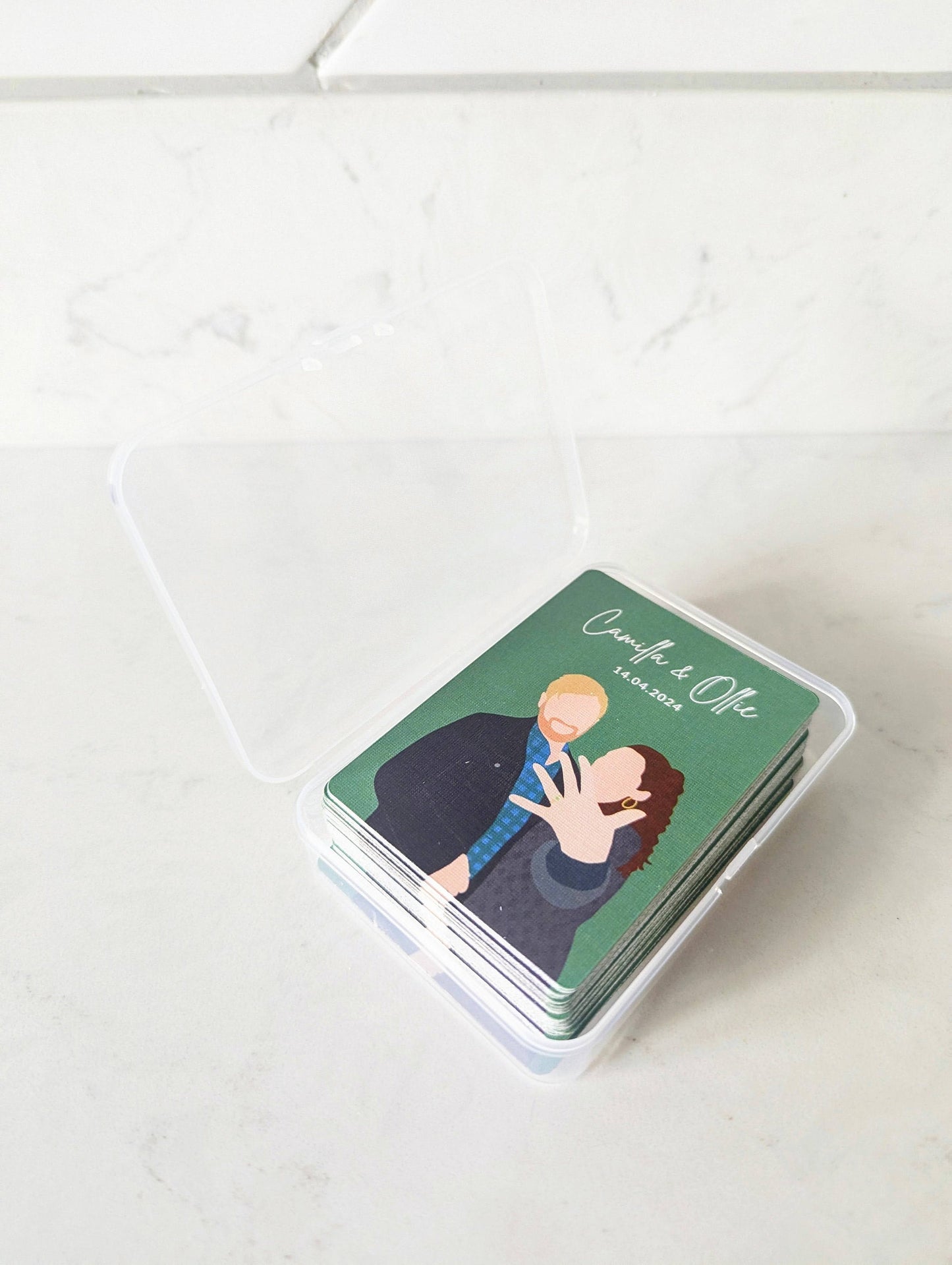 Personalised Playing Cards | Customised Deck of Cards | Wedding Favours | Family Games | Gift | Present